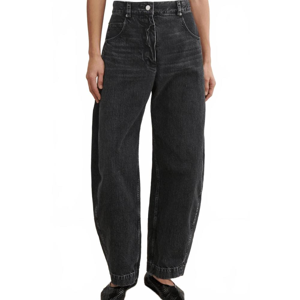 Rachel Comey Black Wide-Leg Jeans - Picture 3 of 4